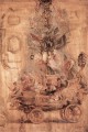 El carro triunfal de Kallo Boceto barroco Peter Paul Rubens